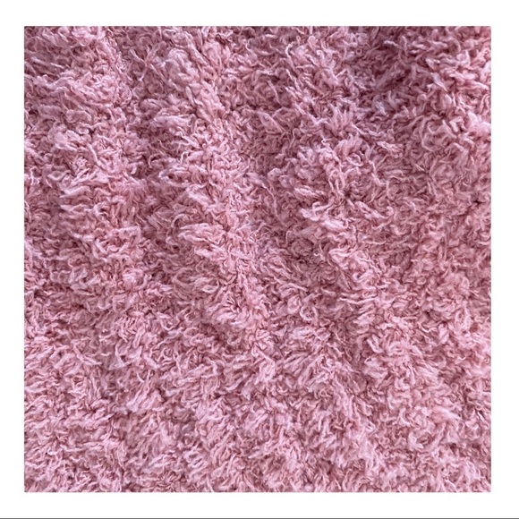 Free people Cloud Blush Pink Ribbed Knit Scarf - Picture 6 of 7